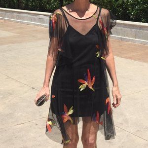 paloma of fashion dresses Paloma Crystal Embellished Sheer Corset Gown